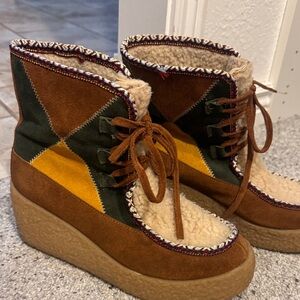 Jeffrey Campbell Multicolor Wedge Boots